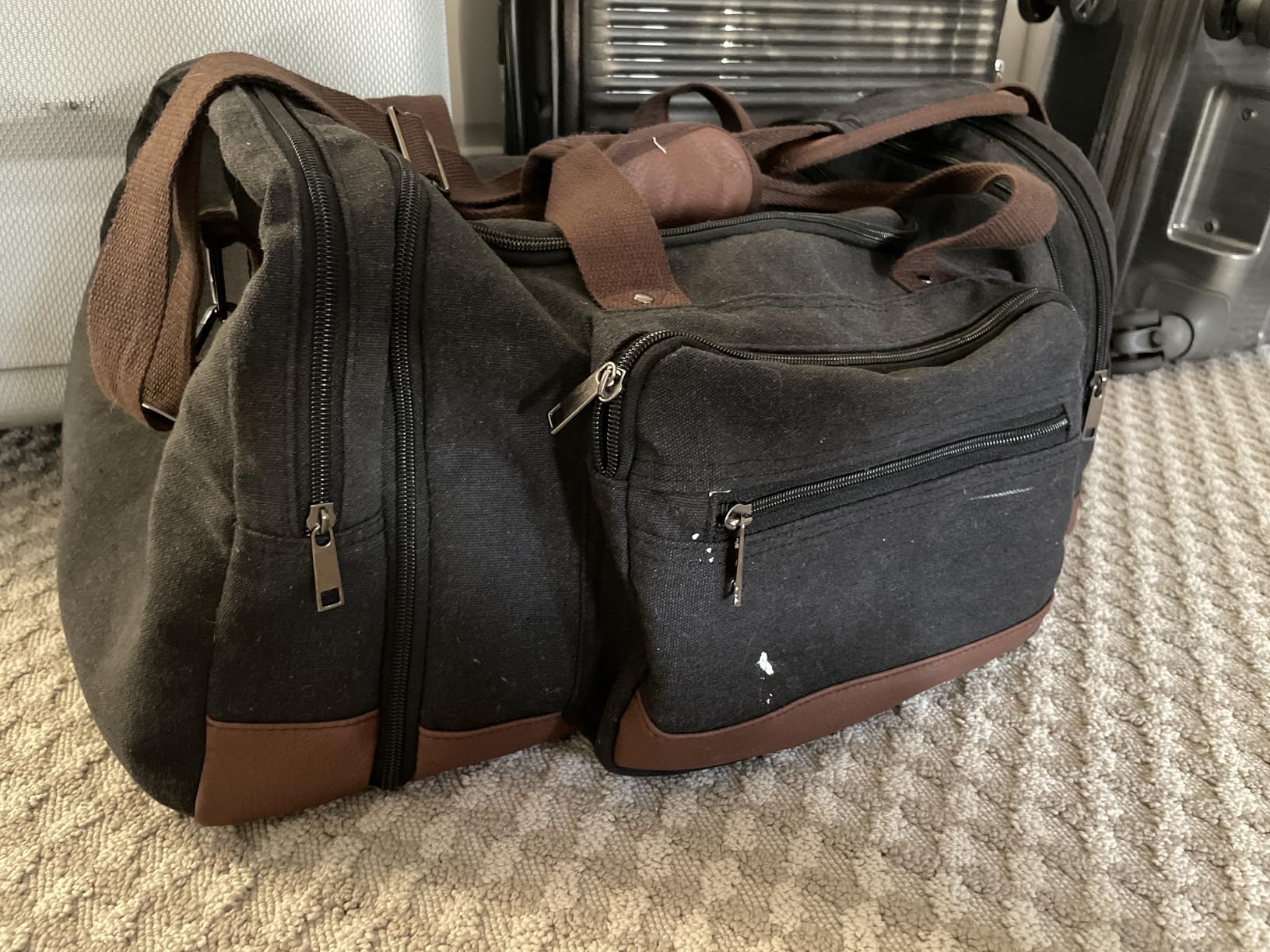 Litvyak 50L Canvas Duffle Bag for Travel Weekend Gym Overnight Carry-on customer photo 2