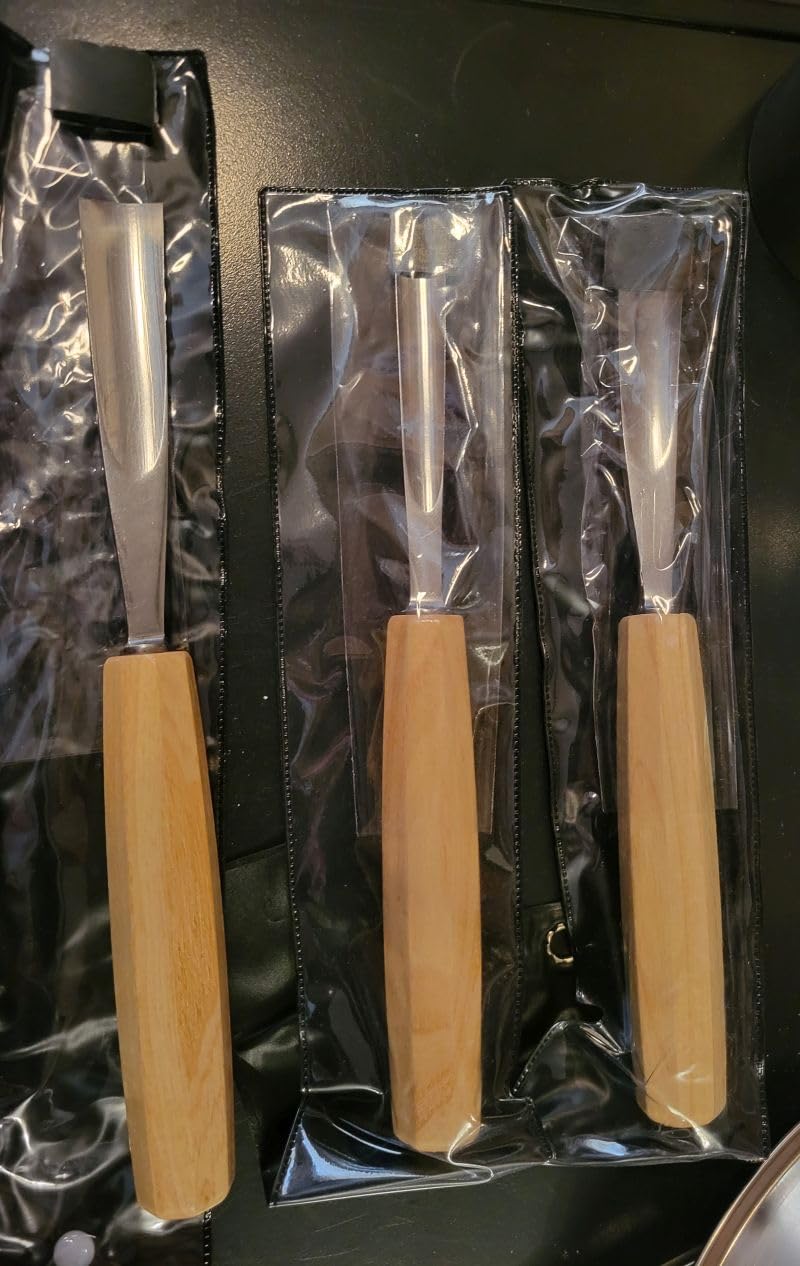 Wood Carving Kit, 12 PCS Wood Carving Set - Wood Carving Tools with Canvas Case,Sharp Cr-V 60 Steel Blades, Wood Chisel Sets for Beginners and Professionals customer photo 1