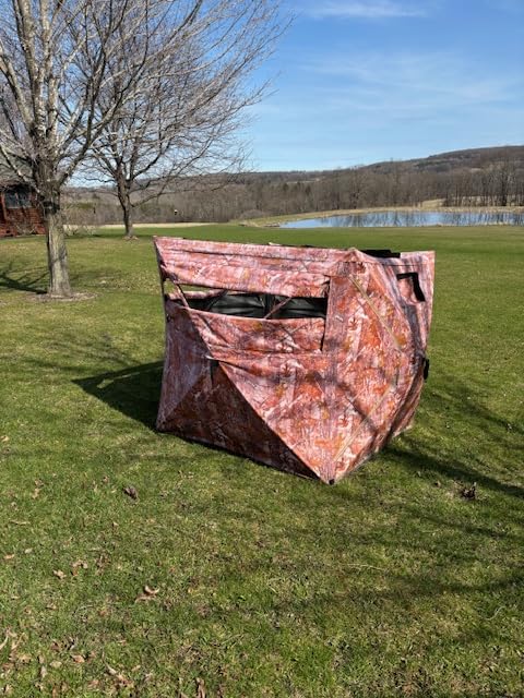 TIDEWE Hunting Blind for Deer, 270° See Through Ground Blind customer photo 2