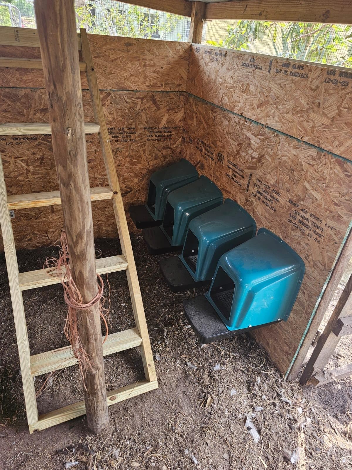 Chicken Nesting Boxes 10 Pack with Egg Roll Out, Plastic Chicken Laying Boxes for Chicken Coop, Wall Mounted Hen Nesting Box for Chickens & Poultry, Durable, Easy to Install & Clean, Red customer photo 1