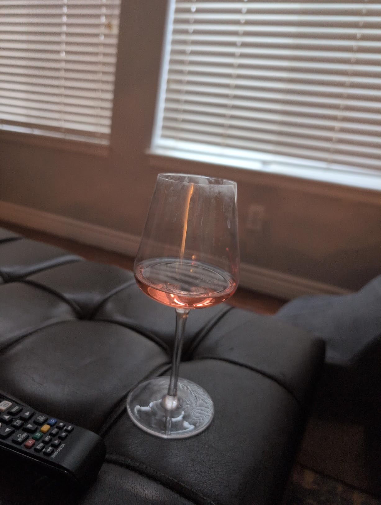 Red Wine Glasses Set of 4, 15oz Crystal Hand Blown, Long Stem, Gift customer photo 1