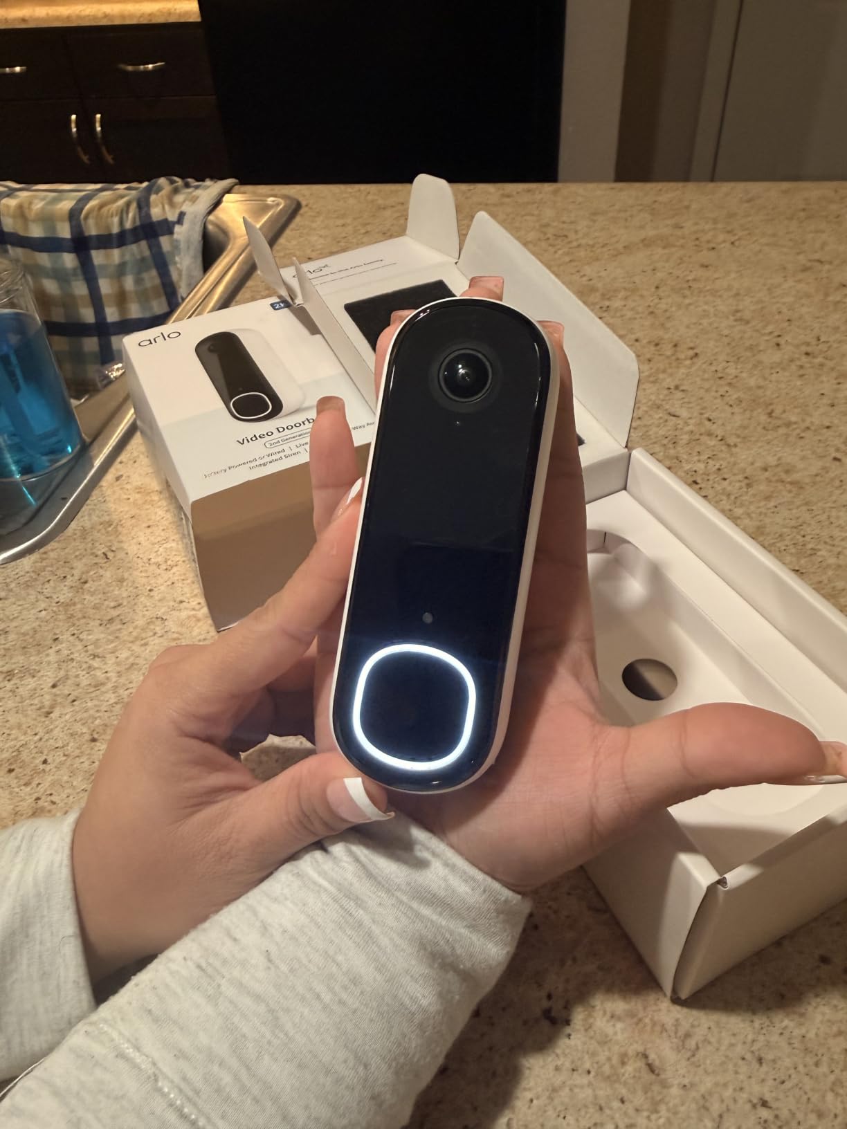Arlo Video Doorbell 2K (2nd Gen) Wireless or Wired - 1-Cam customer photo 2