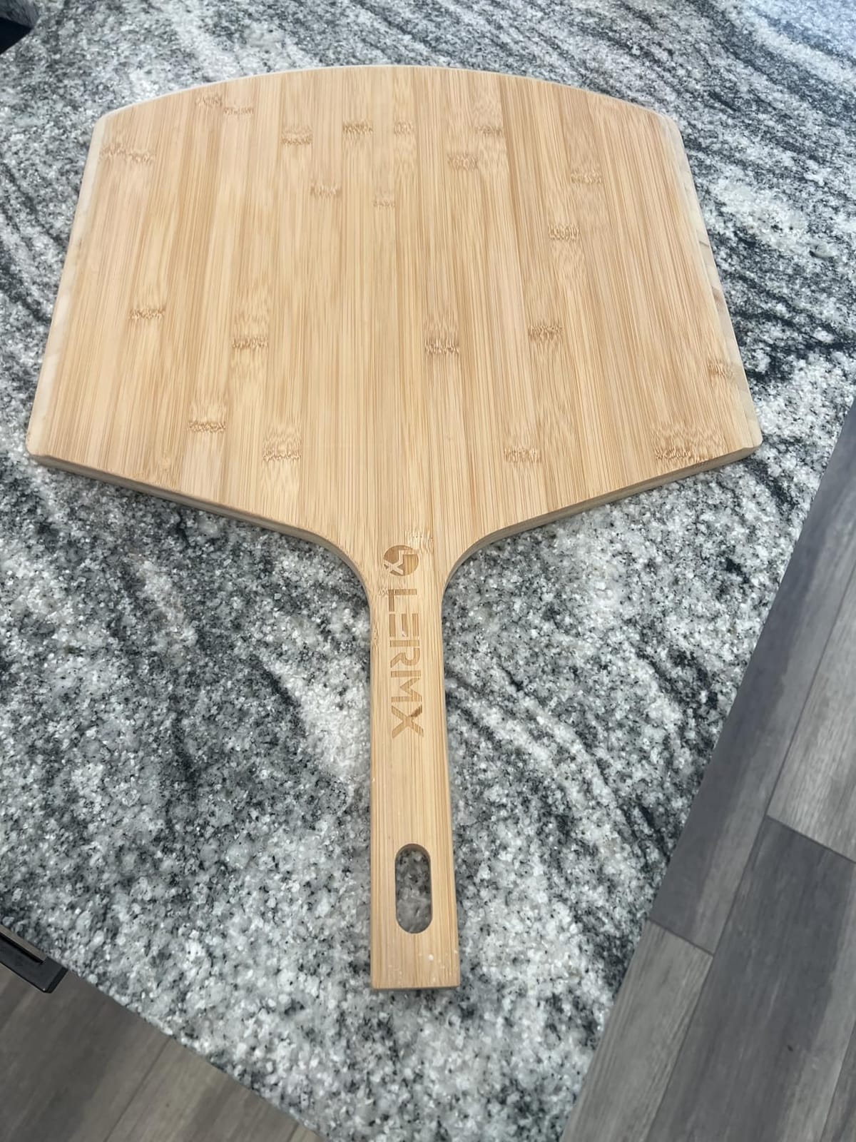 Pizza Peel 16 Inch, Natural Bamboo Pizza Board for Transferring & Serving customer photo 2