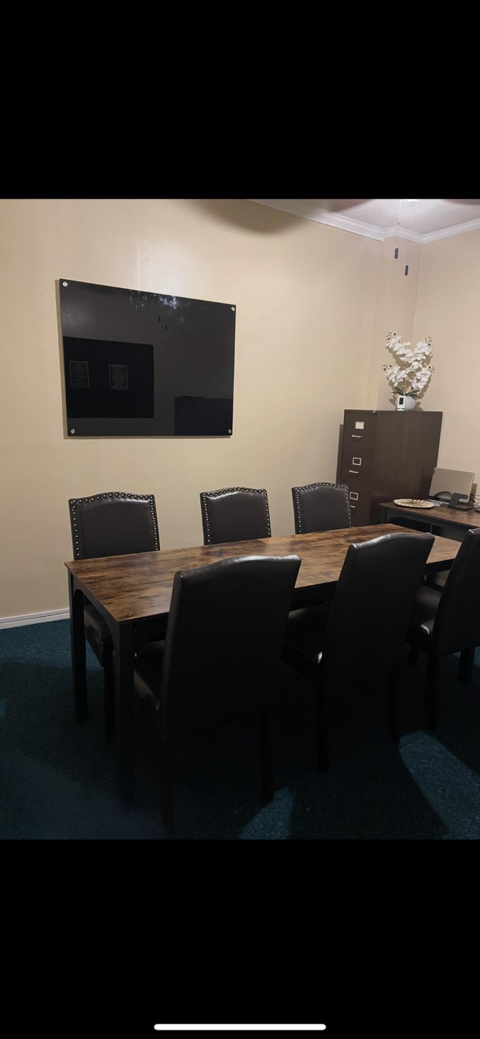 Tribesigns 6.5FT Conference Table, 78.7-Inch Rectangle Meeting Seminar Table, Large Business Tables for 6-8 People (Only Table) customer photo 2