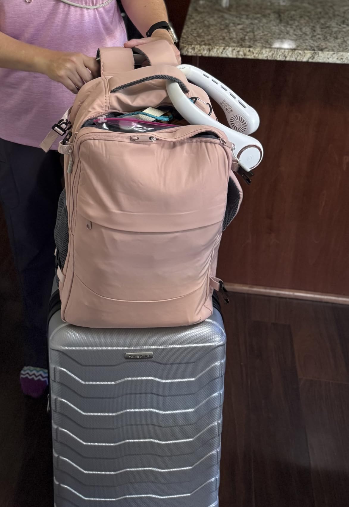 Taygeer Carry On Backpack, 40l Travel Backpack for Women Airline Approved customer photo 1