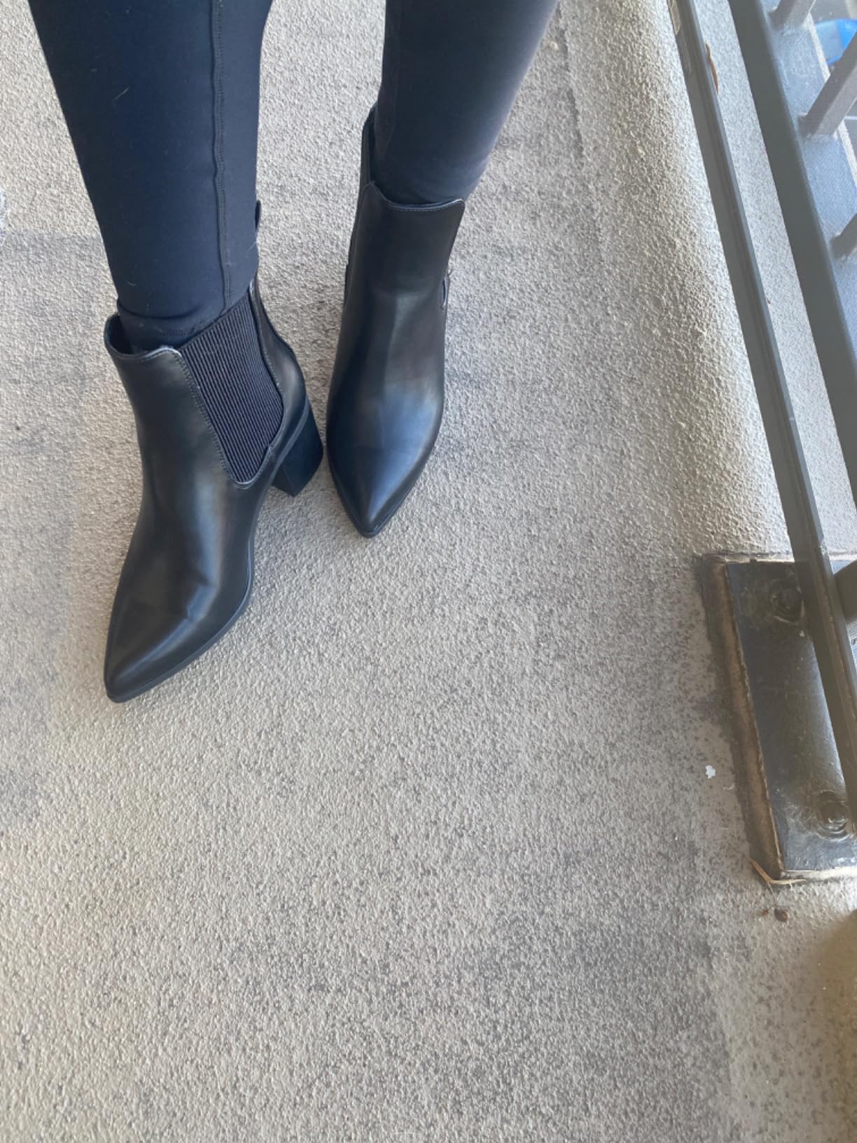 DREAM PAIRS Women's Heeled Ankle Chelsea Boots customer photo 2