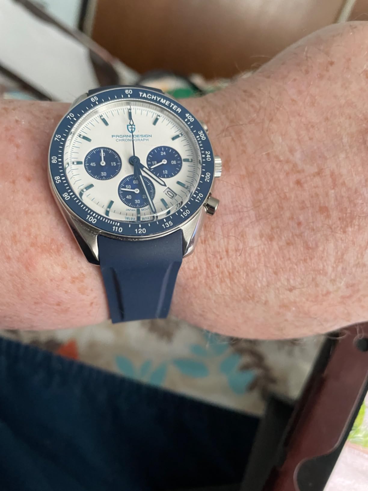 Pagani Design 1701 Men's Watch, Chronograph, VK63 Japanese Quartz Movement, customer photo 1