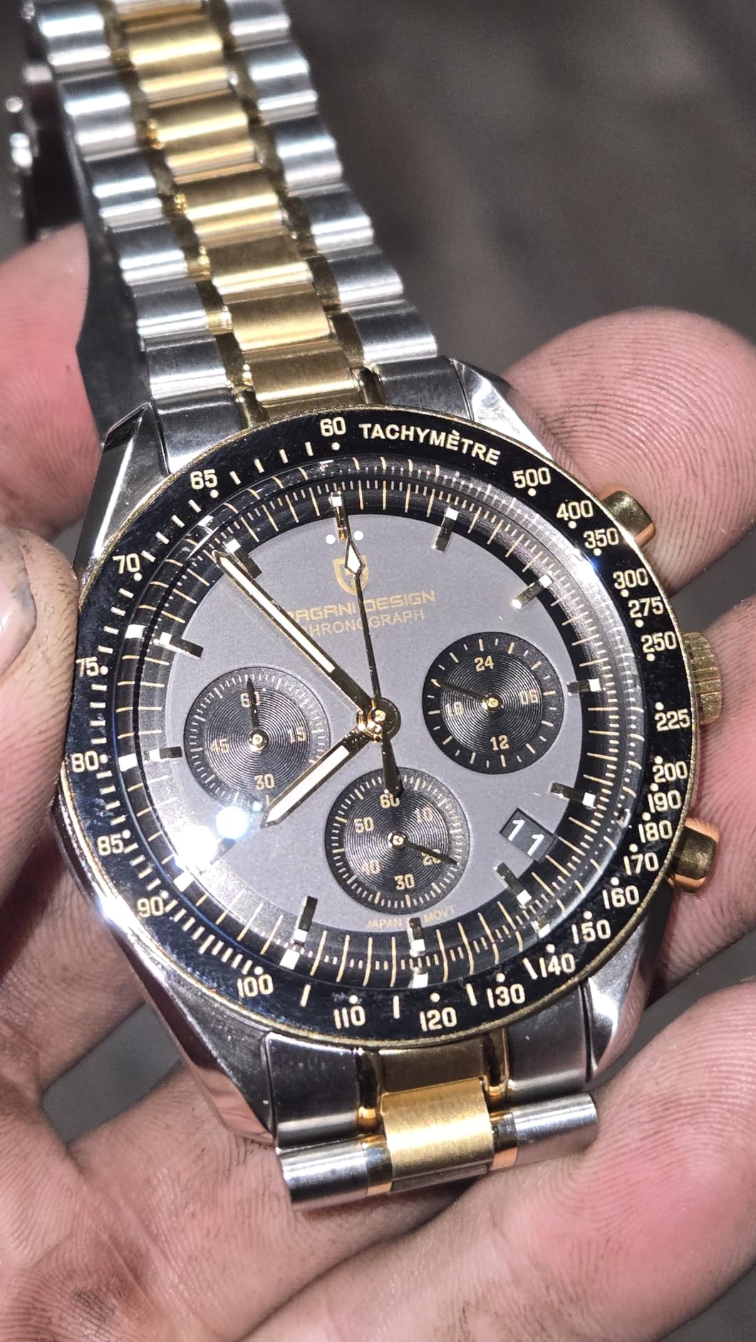Pagani Design 1701 Men's Watch, Chronograph, VK63 Japanese Quartz Movement, customer photo 2