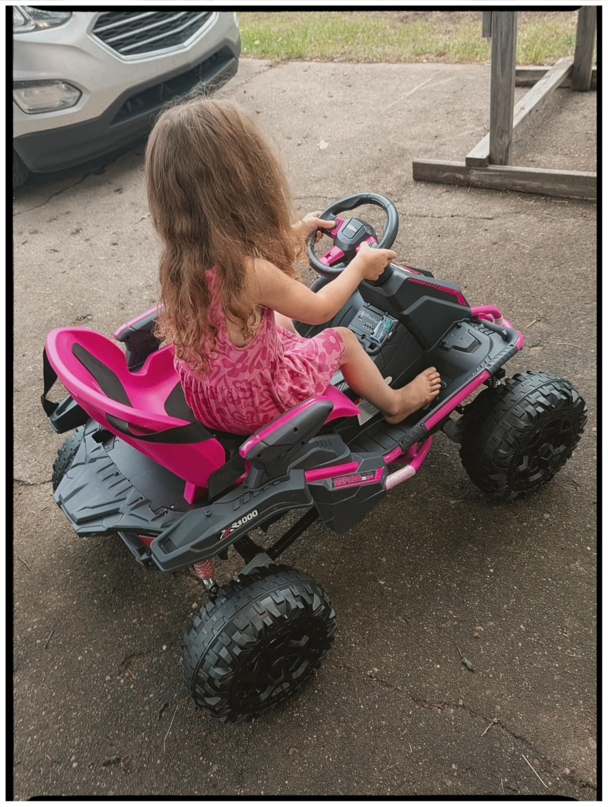 ANPABO 24V 4x4 Ride On Toys for Big Kids Aged 3-12, 4 * 200W Motors-Red customer photo 2