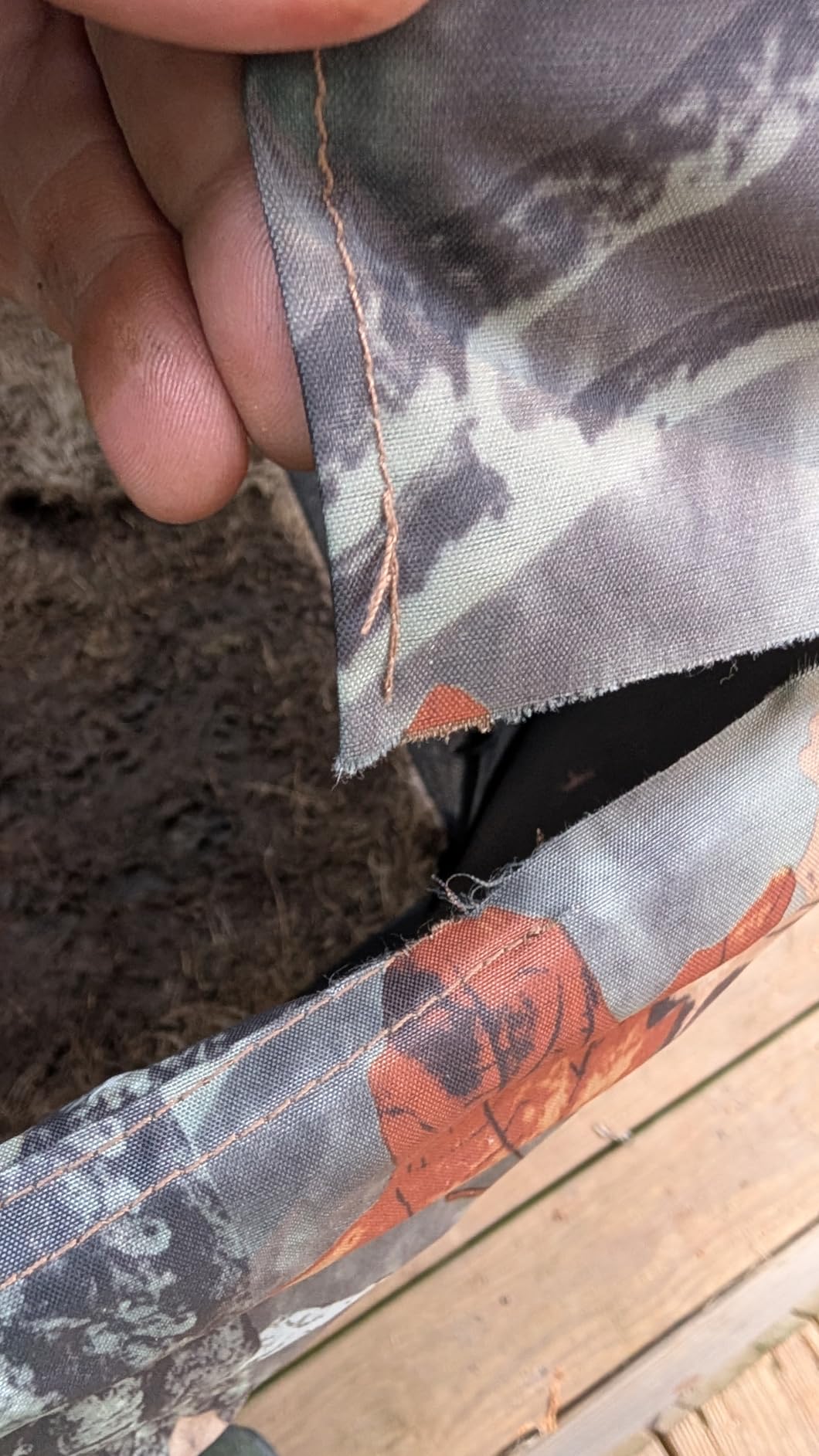 HUNTSEN Portable Hunting Blind - 270°/360°See Through with Waterproof Floor Mat customer photo 2