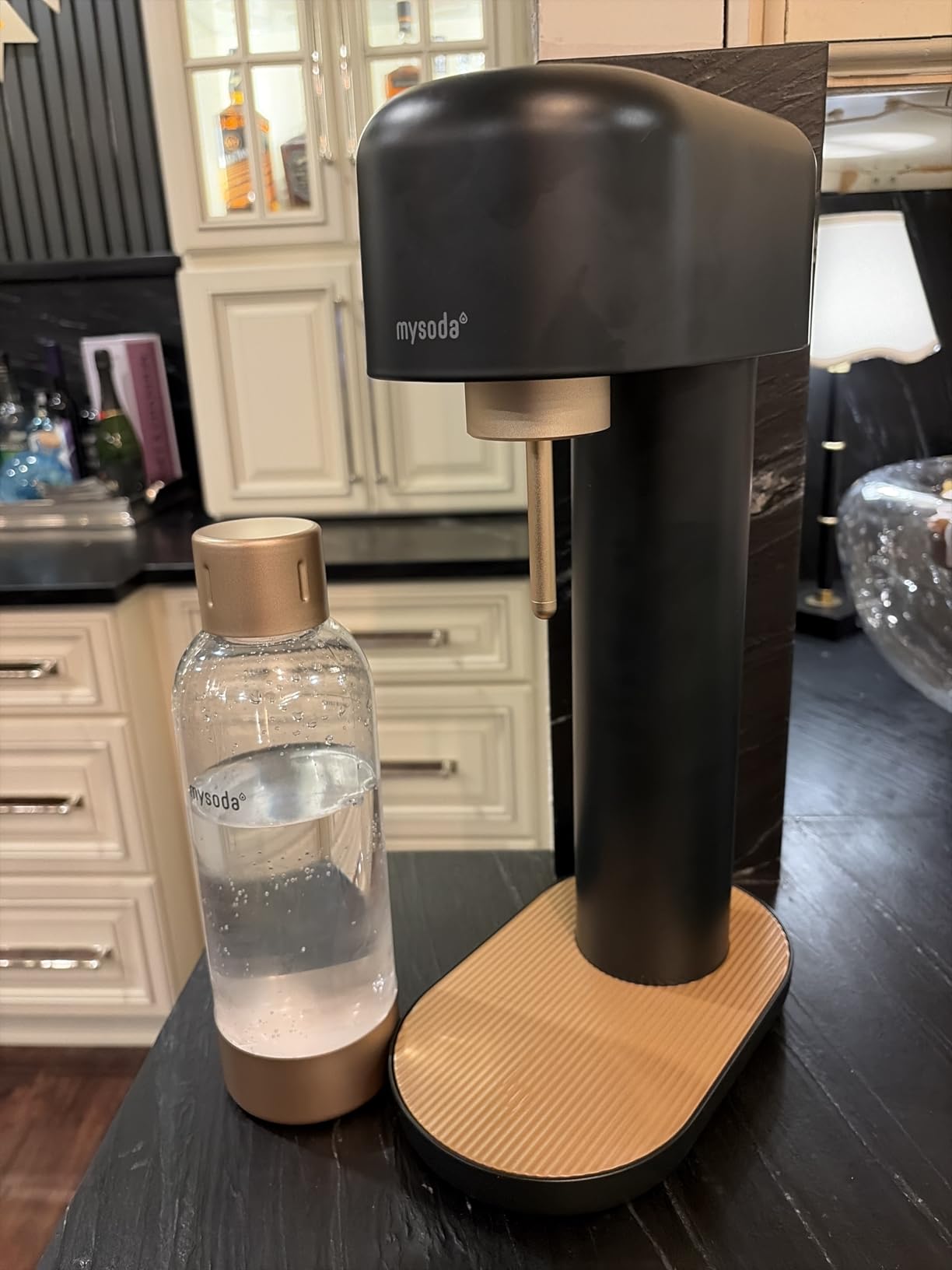 Mysoda Ruby 2 Sparkling Water Maker - with 1L Bottle - Black Copper customer photo 1