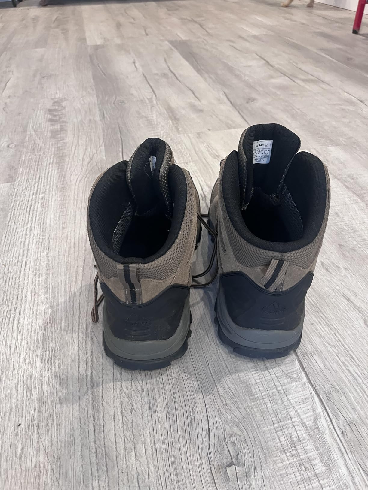 NORTIV 8 Men's Ankle High Waterproof Hiking Boots customer photo 2