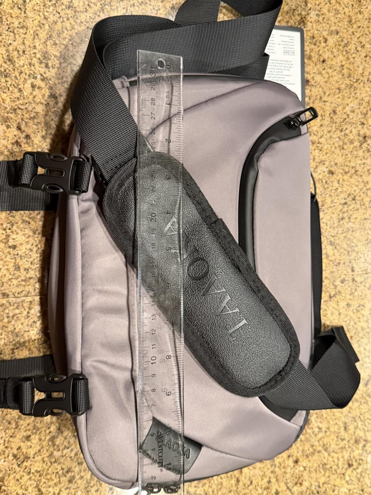TAAOKA Camera Sling Bag,Waterproof Camera Case with Tripod Holder,Lightweight DSLR/SLR/Mirrorless Camera Bags Crossbody for photographers-Black customer photo 1