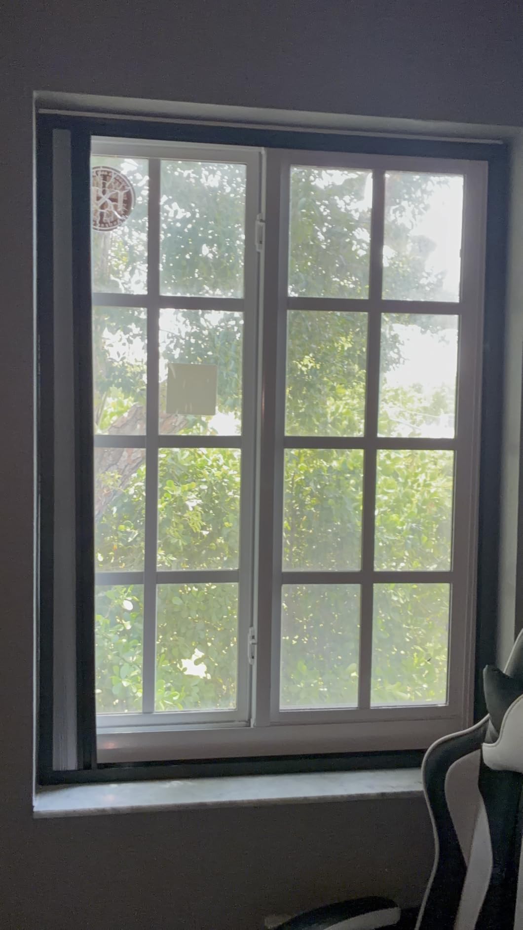 Hoeflife Cellular Shades Cordless Blackout, Skylight Blinds for Windows Roof Window Shades for Home, Room Darkening Honeycomb Blinds for Doors - Custom Cut to Size(Blackout, White) customer photo 2