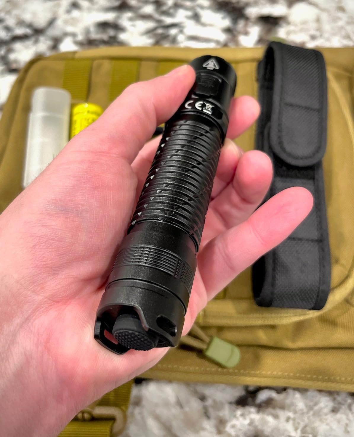 Nitecore MH12 Pro Tactical Flashlight, 3300 Lumen high Lumen USB-C Rechargeable Long Throw Compact EDC Duty Light with Holster and Lumentac Organizer customer photo 1