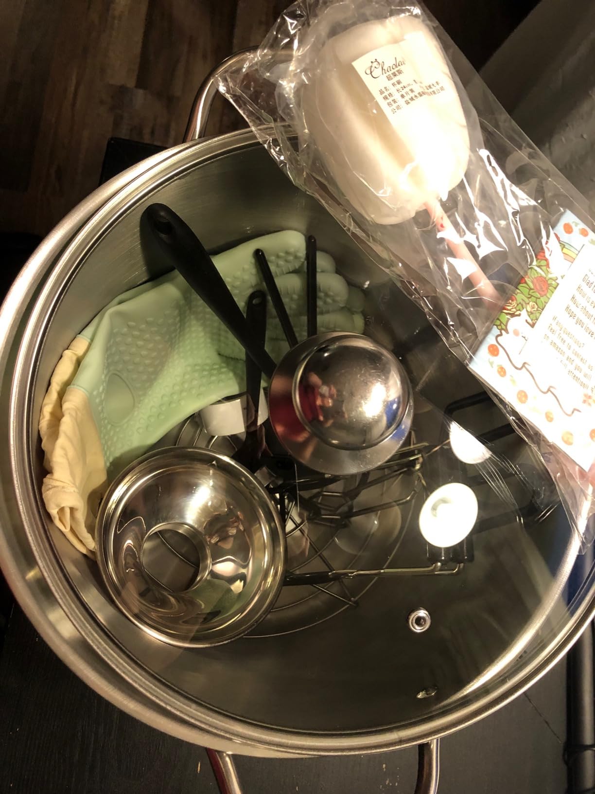 Canning Pot-Canning supplies starter kit, Canning Tool Kits Set for Beginners, Stainless Steel Water Bath Canner Kit with rack for canning customer photo 1