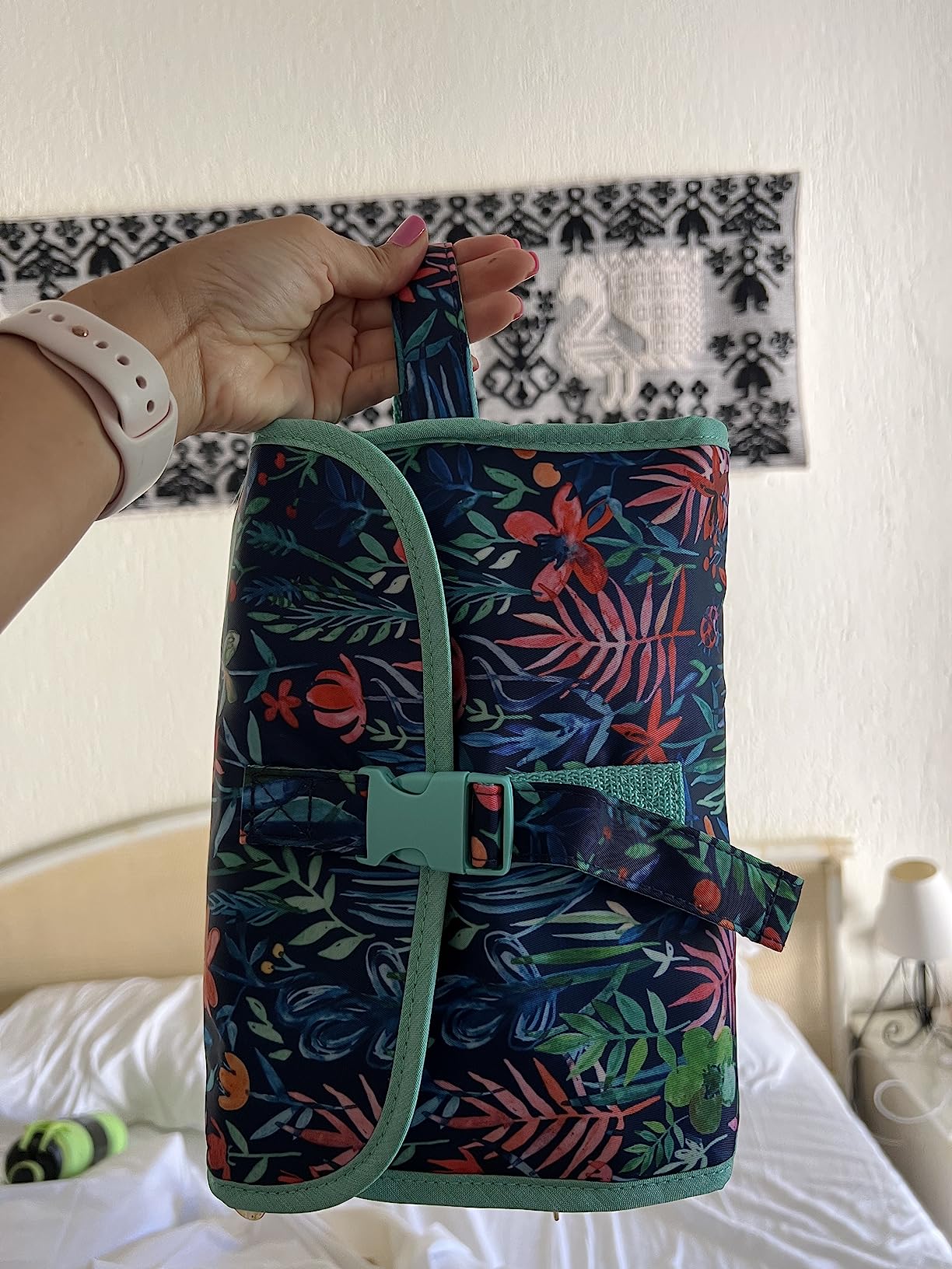 FINTIE Hanging Toiletry Bag Portable Travel Cosmetic Makeup Organizer customer photo 1