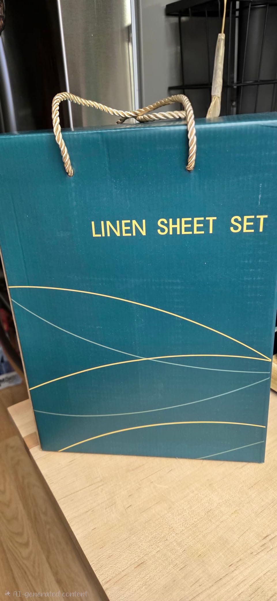 LBRO2M 100% French Pure Linen Sheet Set 4Pcs, 16