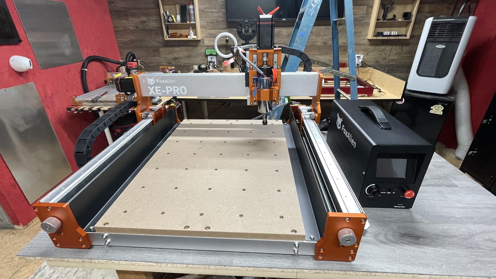 FoxAlien CNC Router Machine XE-PRO with Ball Screws, 400W Spindle 3-Axis Engraving Milling Machine for Wood Aluminum Cutting Upgradable to Linear Rails customer photo 1