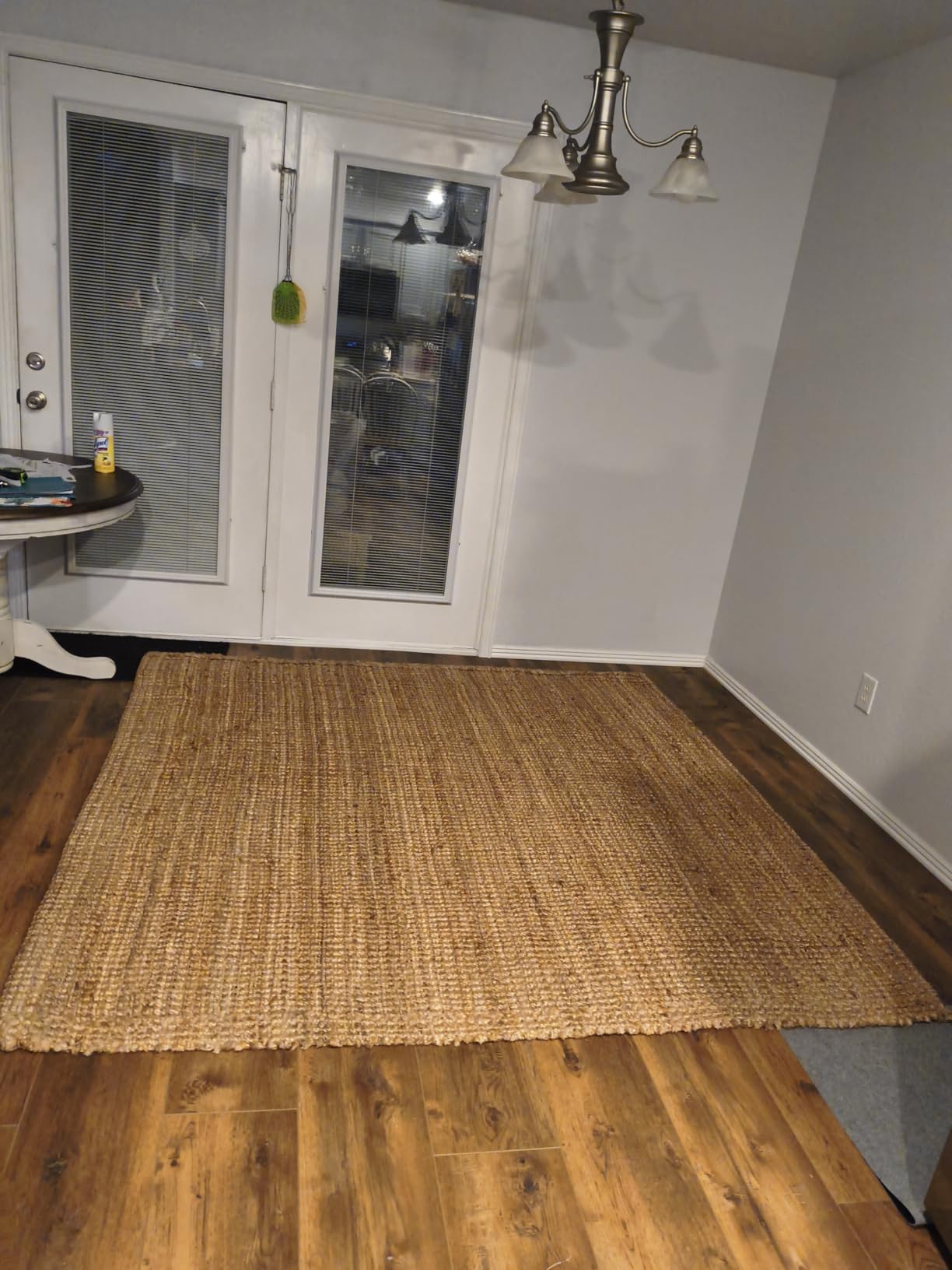 JONATHAN Y Pata Hand Woven Chunky Jute Light Ivory Indoor Area Rug, 6x9, Bohemian, Rustic, Cottage, Easy-Cleaning for Living Room, Bedroom, Kitchen, Non-Shedding (NRF102B-6) customer photo 1