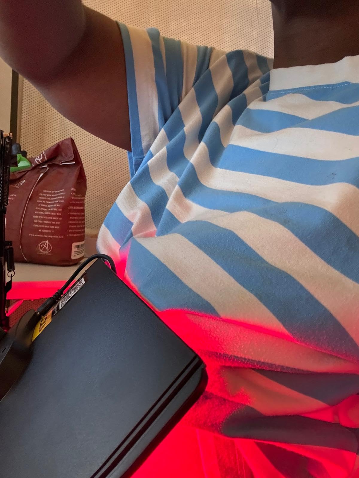 Red Light Therapy for Face and Body, Red Infrared Light Therapy Lamp with Stand Led 660nm Red Light-Therapy& 850nm Infrared Light Device for Body customer photo 1