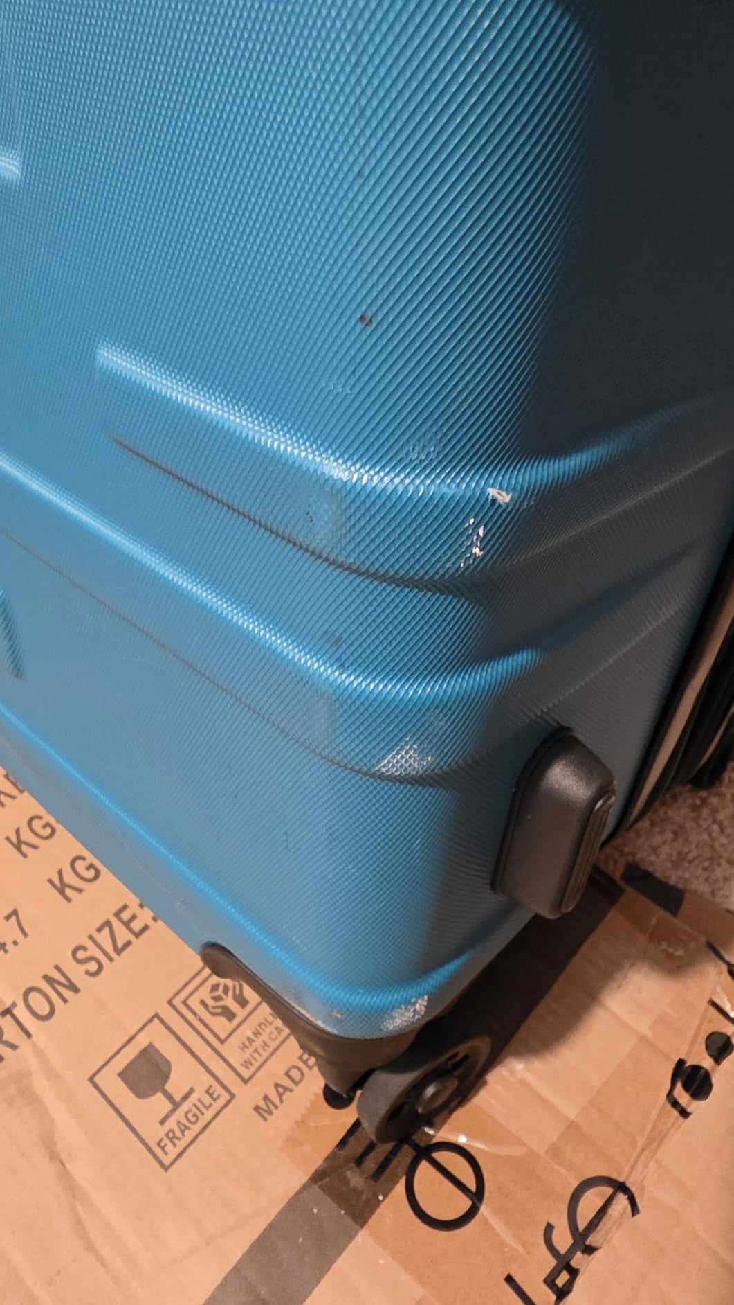 Coolife Hardside ABS Luggage, TSA Lock, Spinner Wheels, 28in Checked customer photo 1
