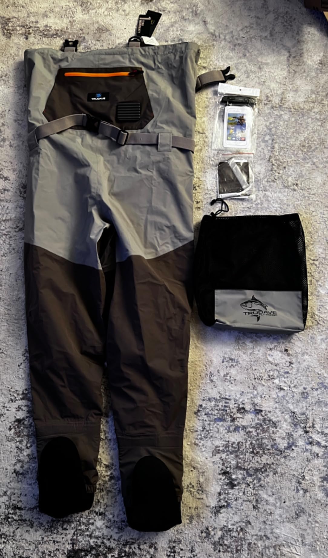 Trudave Fishing Waders, Waterproof Chest Waders for Men & Women, Lightweight Insulated Stockingfoot Waders Breathable Fly Fishing Waders for Fishing Hunting customer photo 1