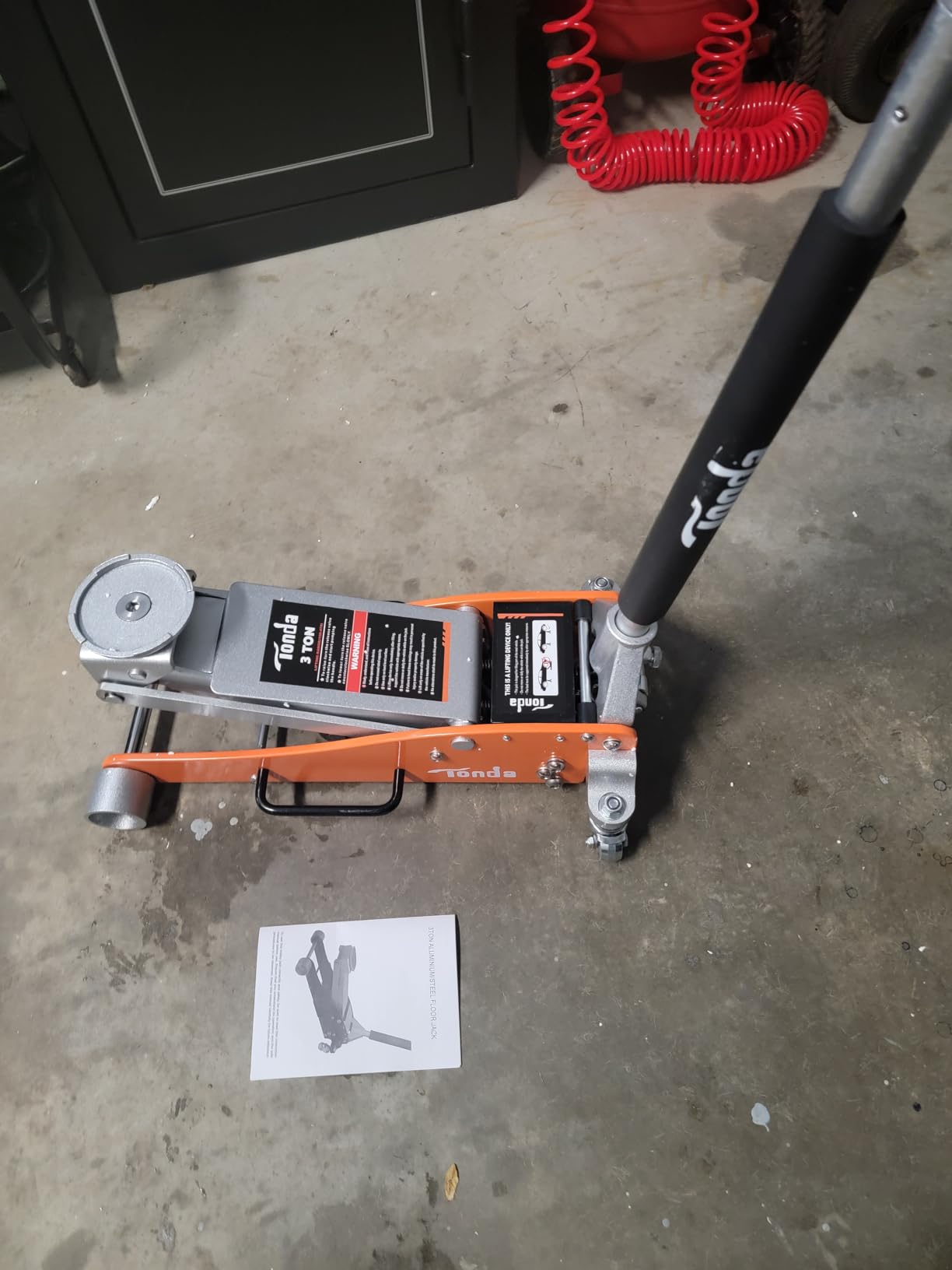 TONDA 3 Ton Low Profile Floor Jack, Aluminum Steel Hydraulic Car Jack customer photo 2