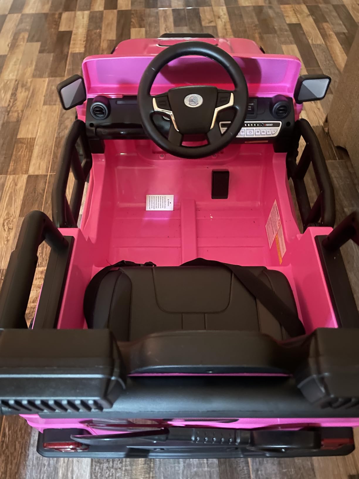 Joywhale 12V Kids Ride on Truck Electric Vehicle for Kids, Black customer photo 1