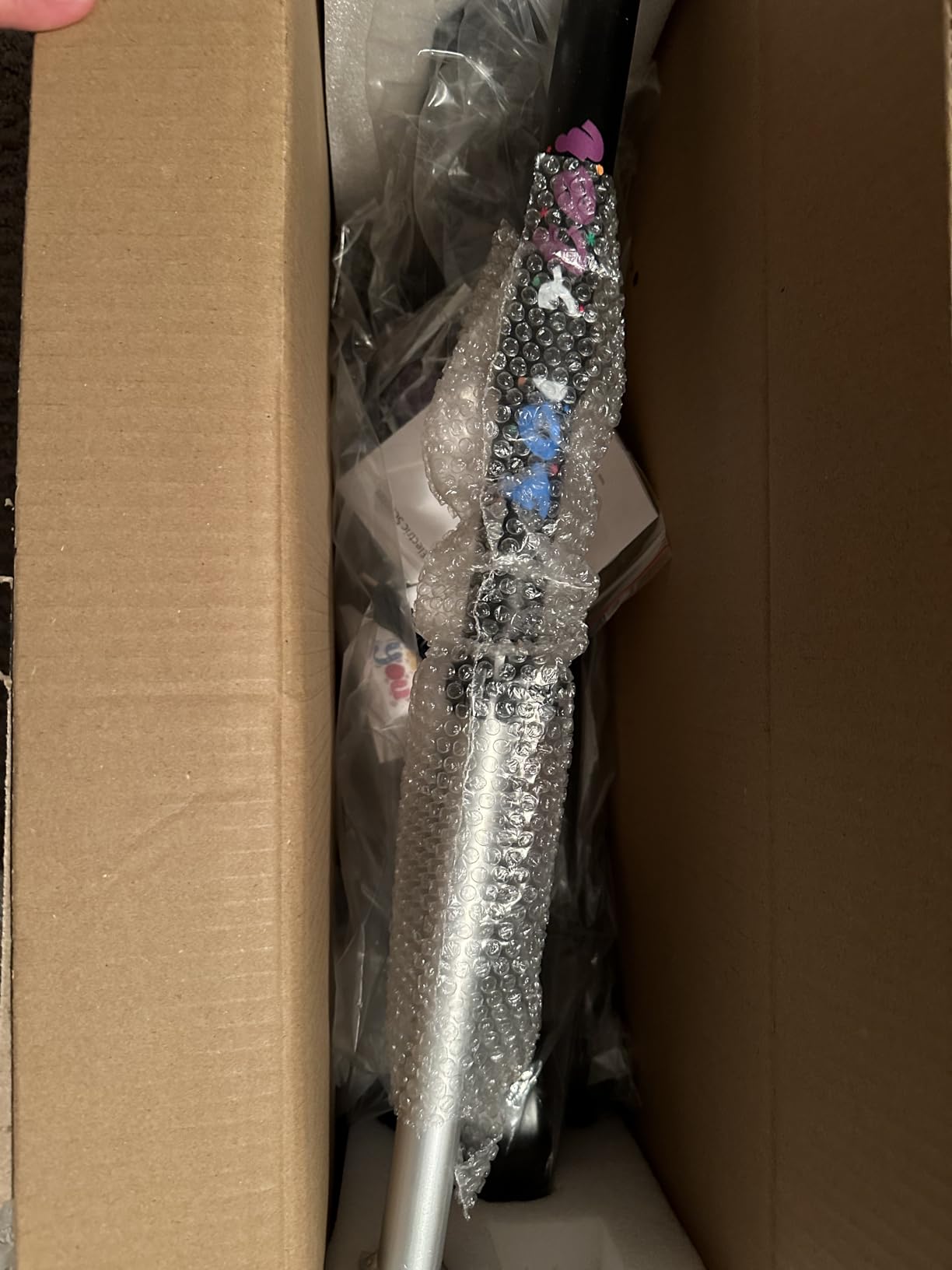 ANHAO Electric Scooter for Kids Ages 6-12 (Mainly 6-10), Kids Electric Scooter with Adjustable Height, Kick Scooter for Kids up to 110 Lbs, up to 6Mph customer photo 1