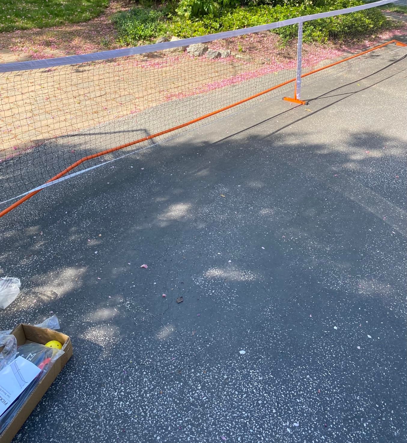 Zdgao Portable Pickleball Net with Pickleballs and Carry Bag for Driveway customer photo 1