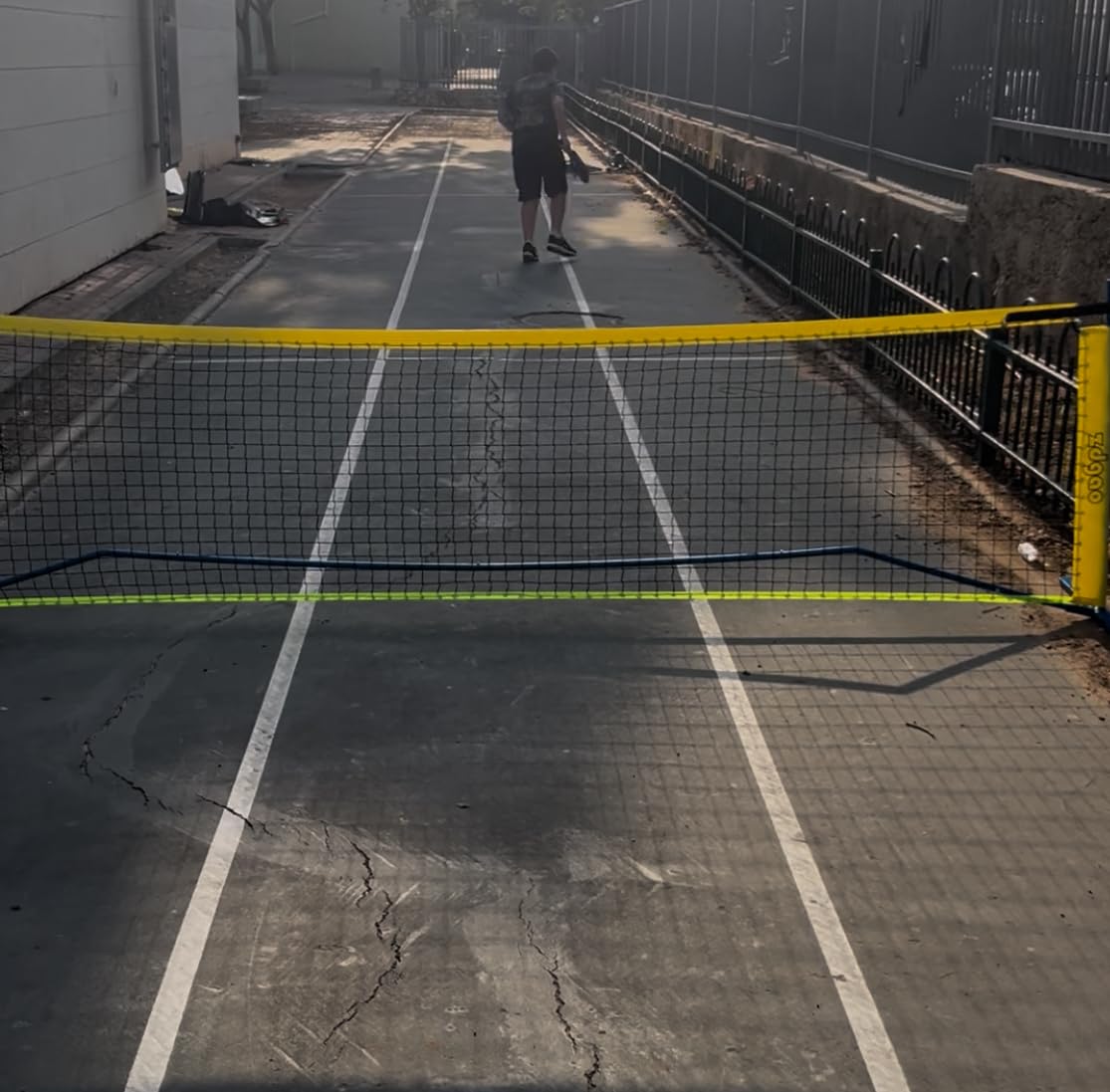 Zdgao Portable Pickleball Net with Pickleballs and Carry Bag for Driveway customer photo 2