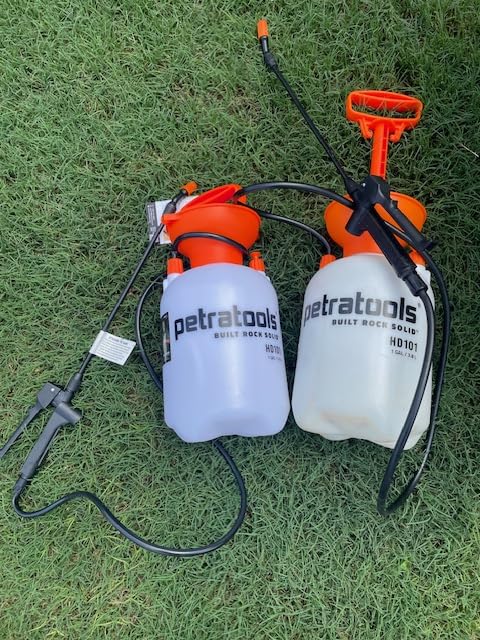 PetraTools HD101 Garden Pump Sprayer, 52-in Long Hose & 2 Nozzles, 1 Gallon customer photo 2