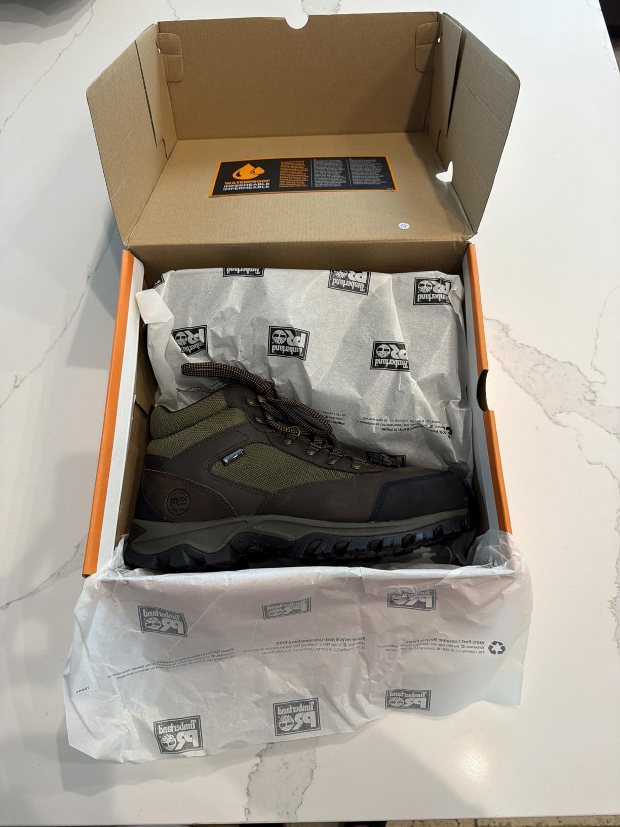 Timberland PRO mens Keele Ridge Steel Safety Toe Waterproof Industrial Hiking customer photo 2