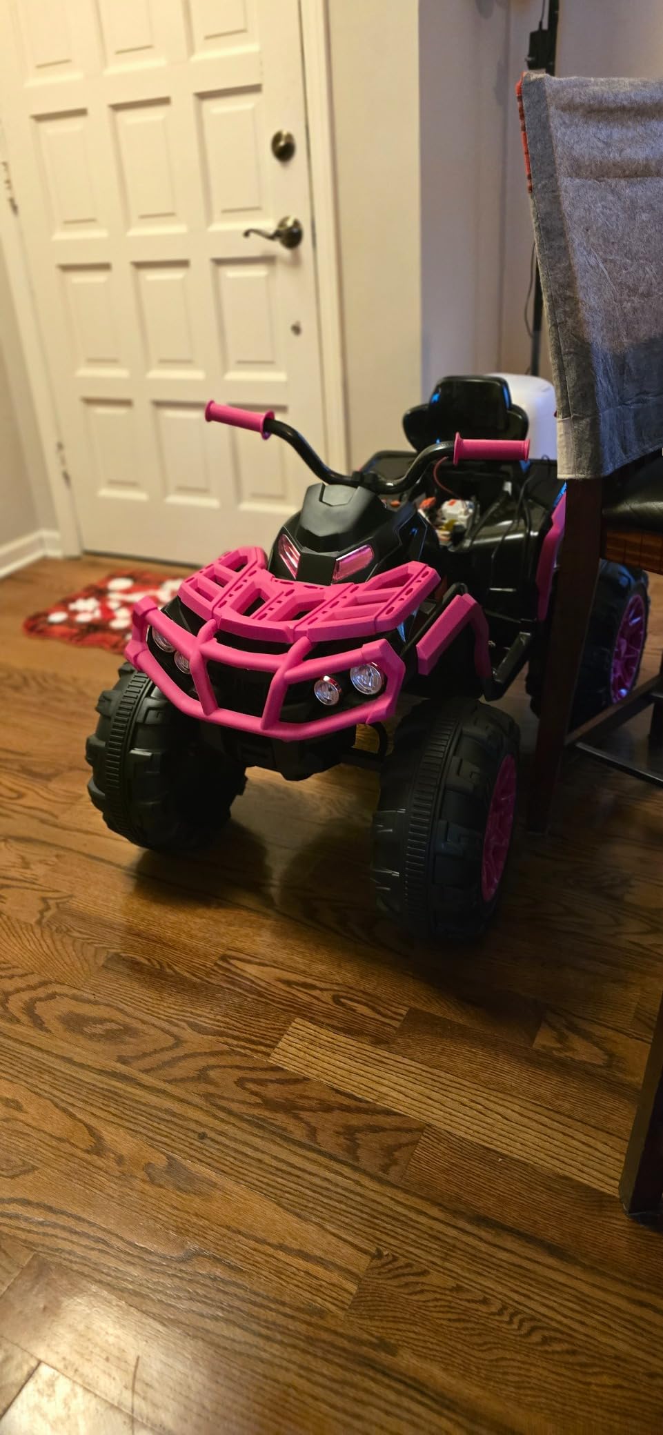 Best Choice Products 12V Kids Ride-On Electric ATV, 4-Wheeler Quad Car Toy w/Bluetooth Audio, 3.7mph Max Speed, Treaded Tires, LED Headlights, Radio - Blue customer photo 2