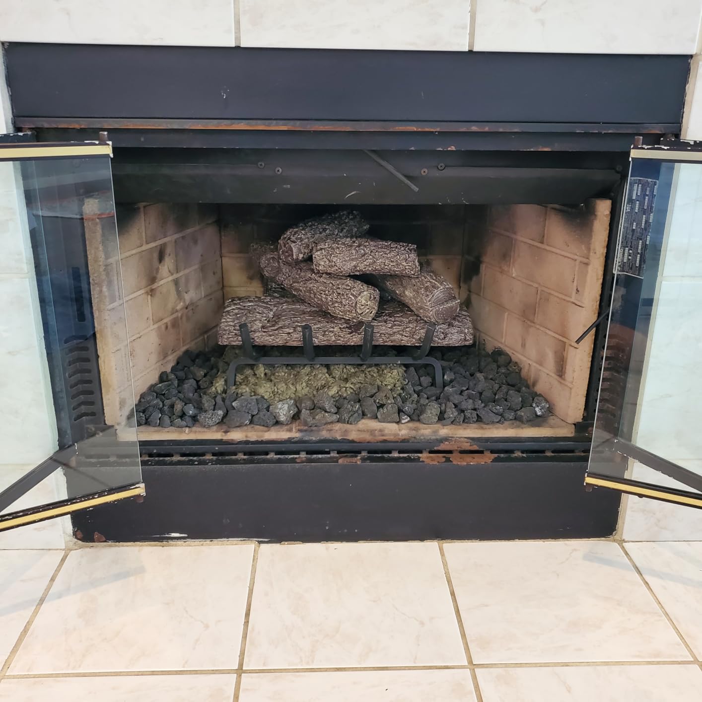 Peterson Fyreside 18-inch Live Oak Log Set with Vented Burner and Gas Connection Kit. Match Lit (Natural Gas Only) customer photo 2