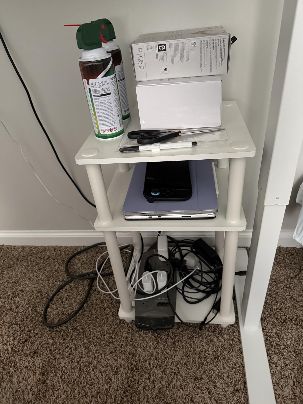 Furinno JUST Toolless 3-Tier Night Stand, Open Storage, Americano customer photo 1