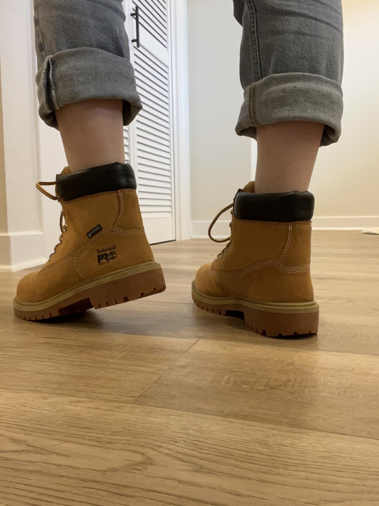 Timberland PRO Women’s Direct Attach 6 Inch Steel Safety Toe Insulated Waterproof Industrial Work Boot customer photo 1