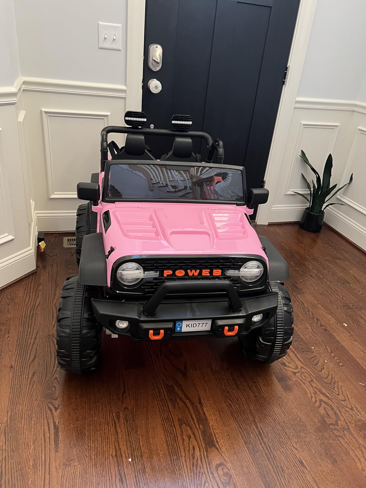 Hikole 24V Ride On Toys for Big Kids w/Remote Control, 2 Seater, 4WD, Pink customer photo 1