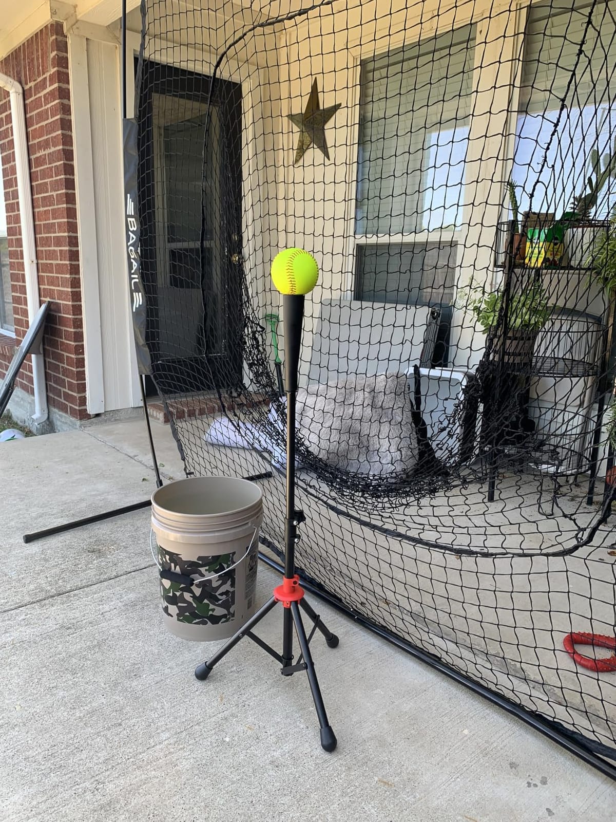 BAGAIL 7x7 ft Baseball & Softball Training Net customer photo 1