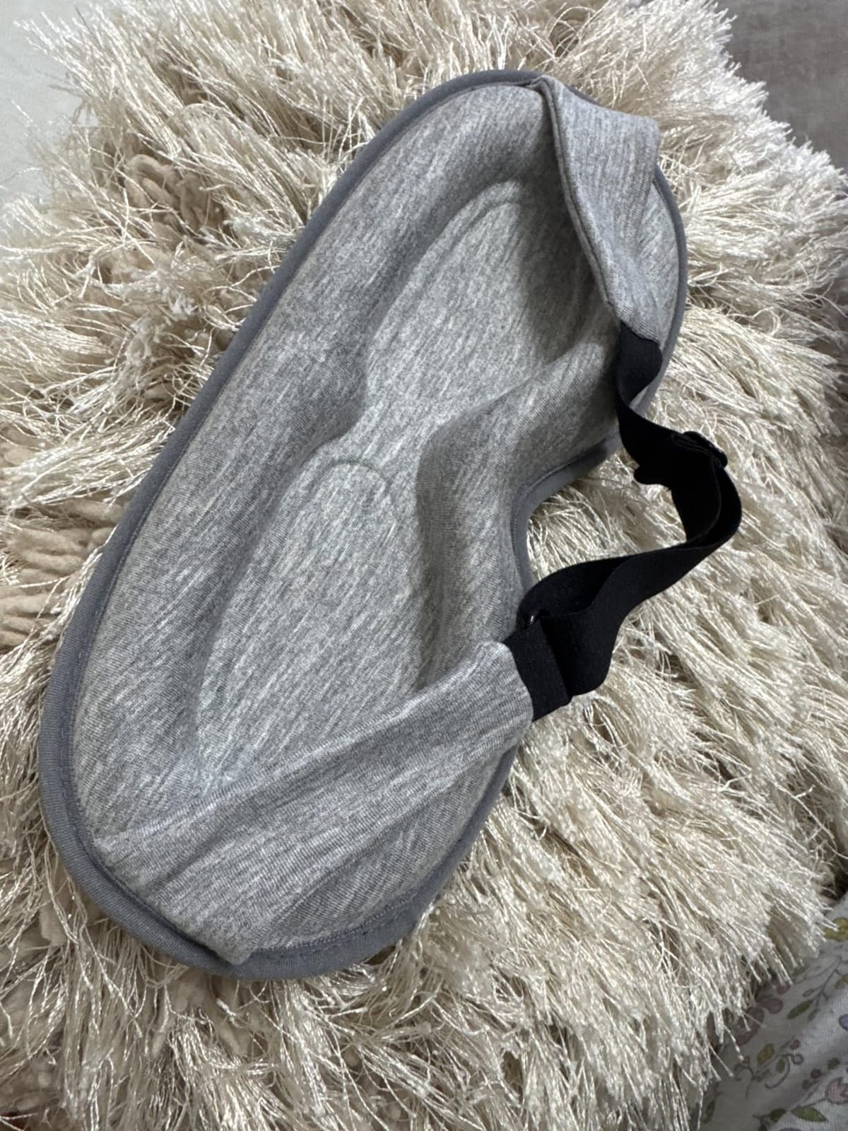 FACEMOON 3D Blackout Weighted Eye Mask for Sleep, Airplane Travel Essential customer photo 2