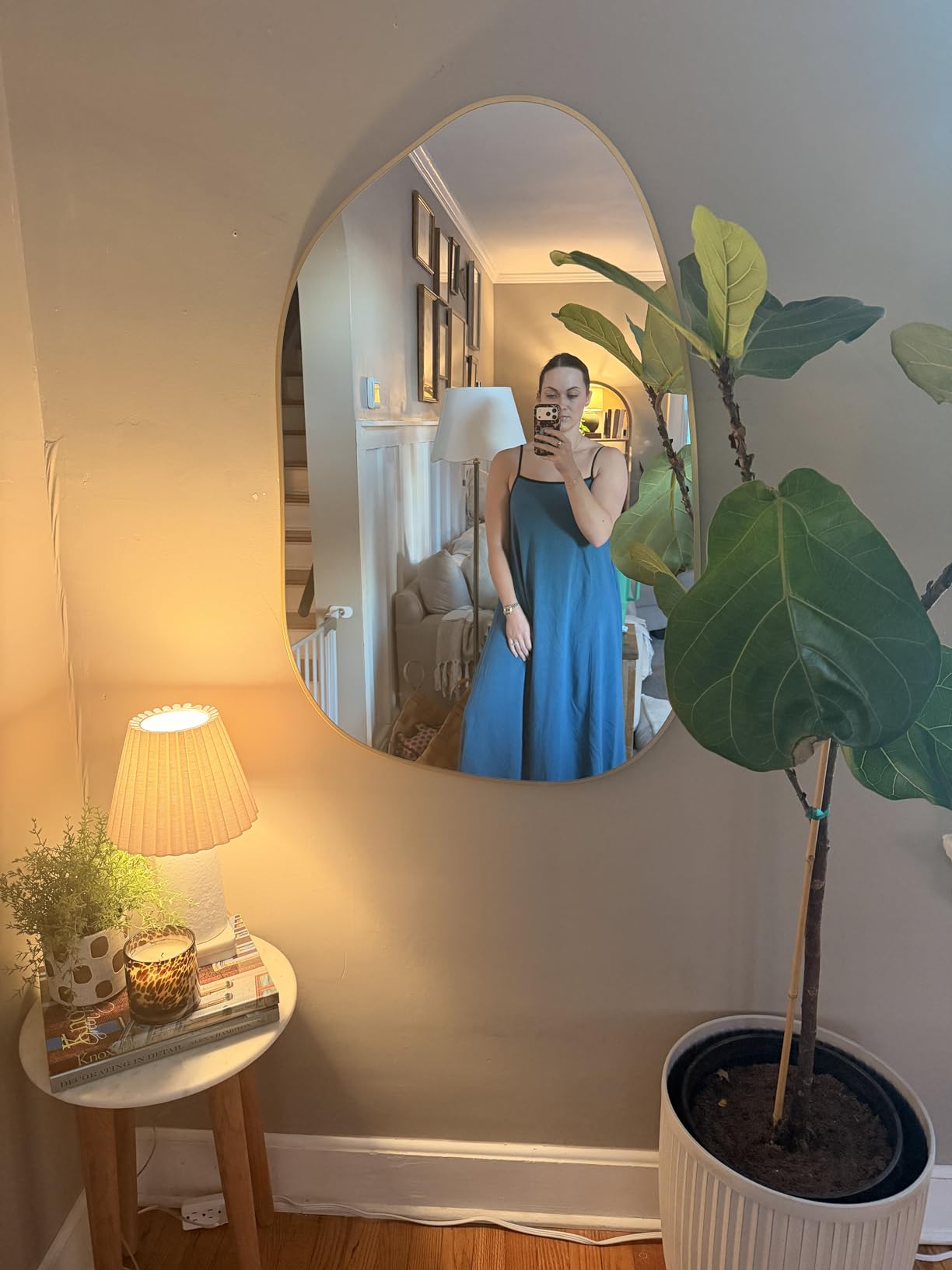 PERFNIQUE Irregular Asymmetrical Wall Mirror, 32