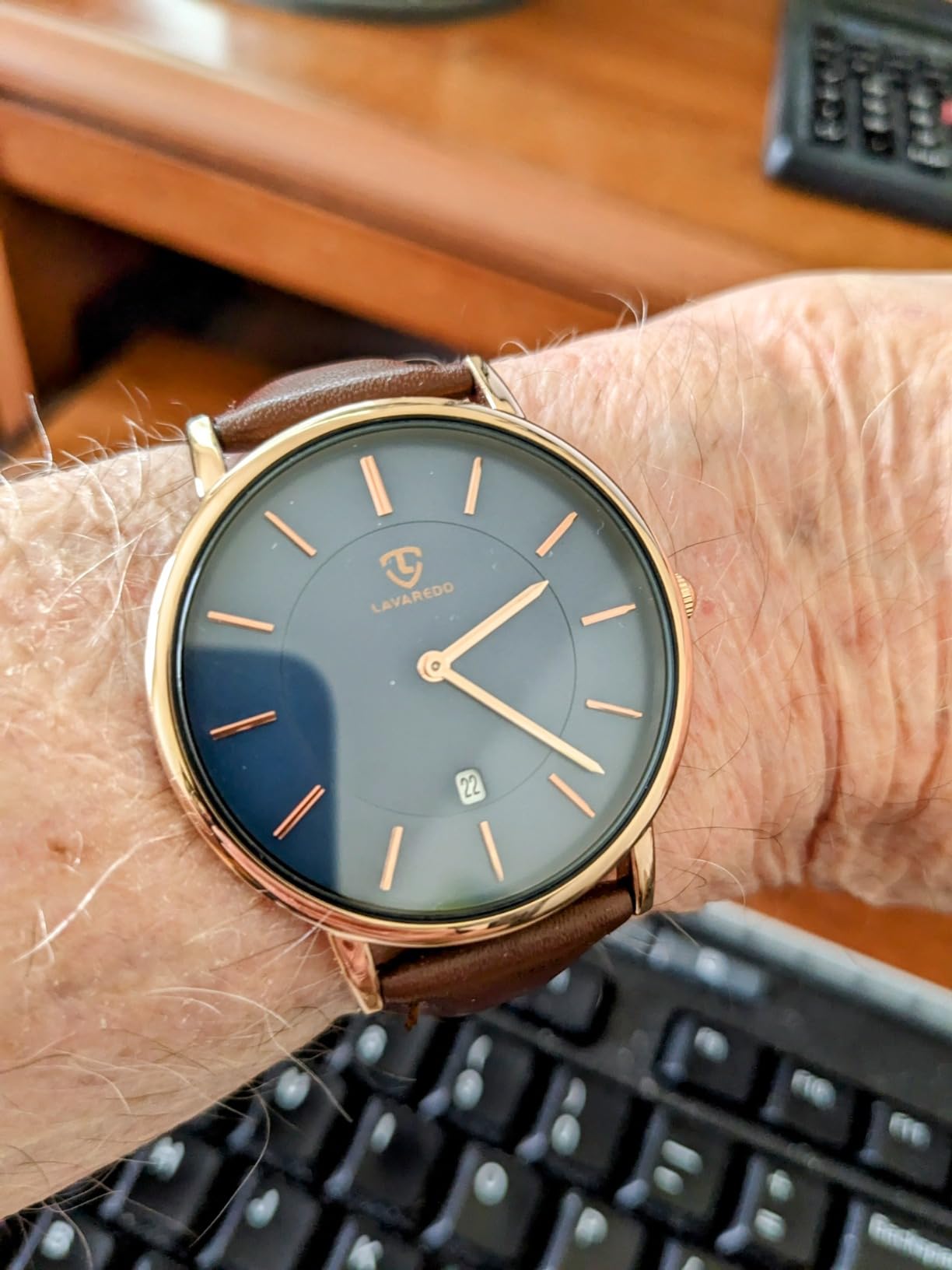 BEN NEVIS Watch, Mens Watch, Minimalist Fashion Simple Wrist Watch Analog Date with Leather Strap customer photo 1