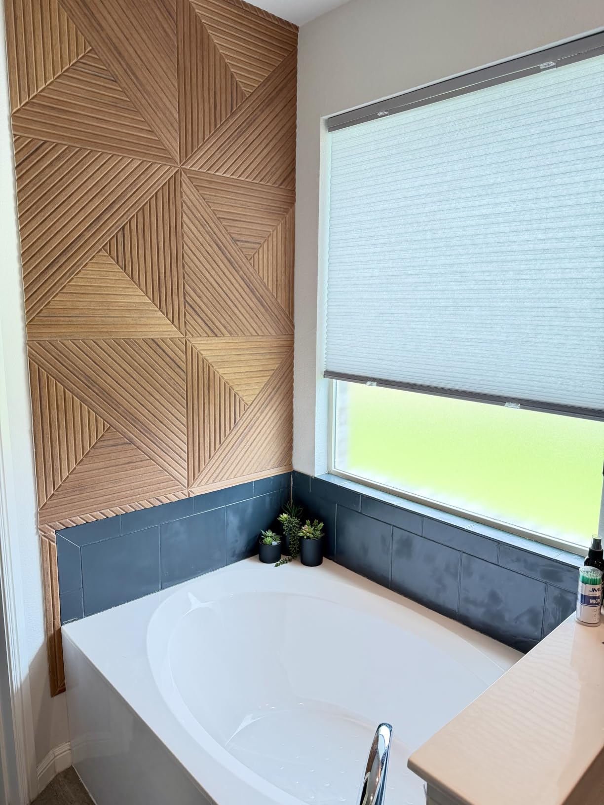 Soon Global 8-Pack Acoustical Wall Panels, 48 X 32 Inches Art Acoustic Panels, Decorative Acoustic Panels, Acoustic Wall Panels, Sound Absorbing Wall Art, Teal Aura customer photo 1