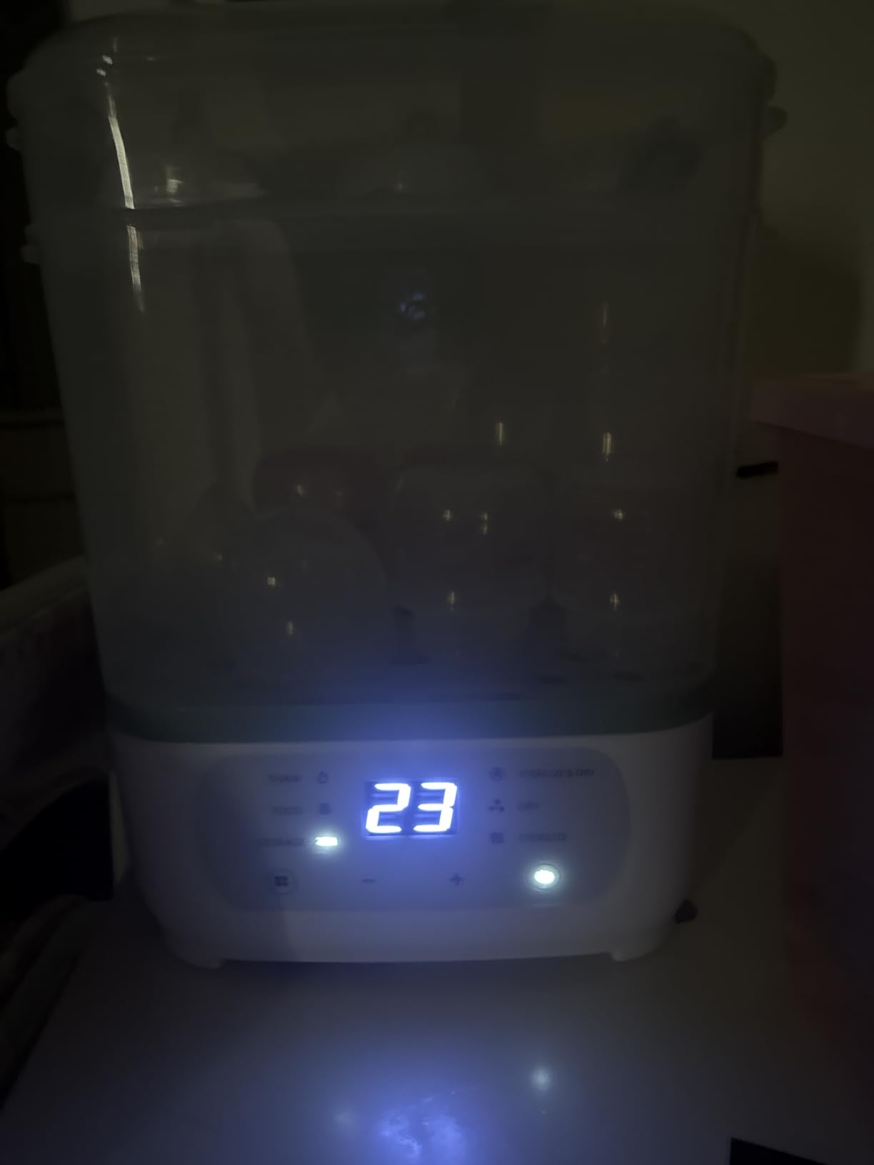 Momcozy Bottle Sterilizer and Dryer, 8-in-1 Electric Steam Baby Bottle Sterilizer for Baby Bottles, Baby stuffs & Breast Pump Accessories customer photo 1