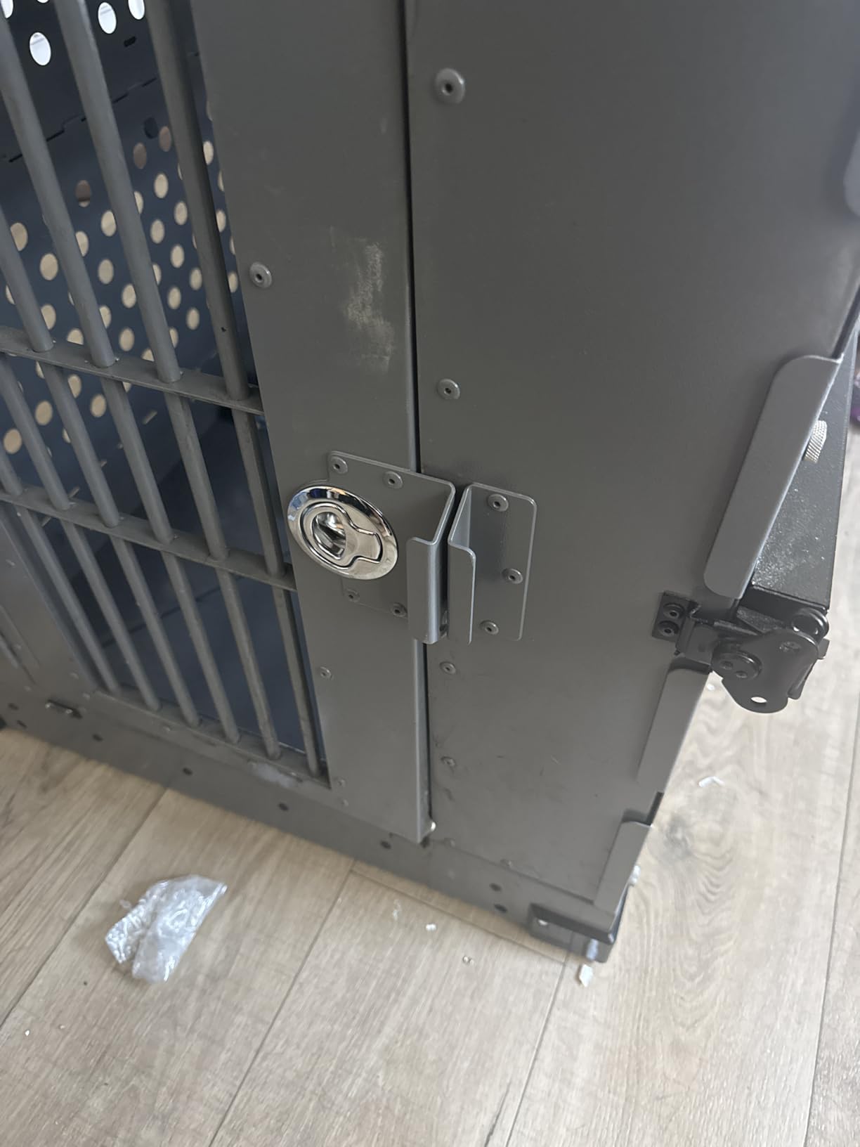 K9 Kennel Boss Aluminum Collapsible Dog Crate, Heavy Duty Folding Kennel - Small (Gray) customer photo 1