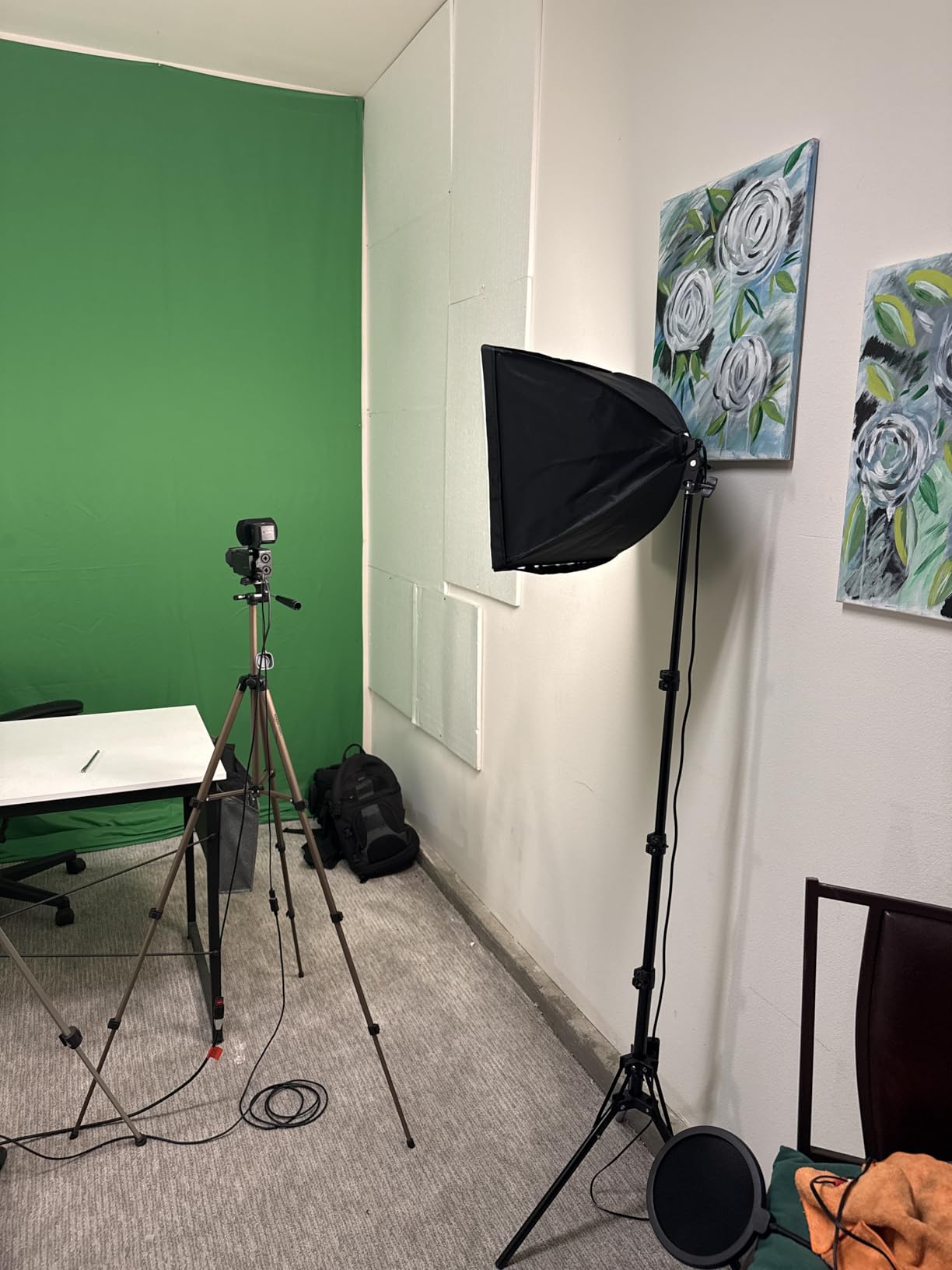 2Pack Professional Softbox Lighting Kit, 16'' x 16'' Studio Lights with 85W 2700-6500K E27 LED Bulbs, Continuous Lighting for Photography/Video Recording/Live Streaming customer photo 1