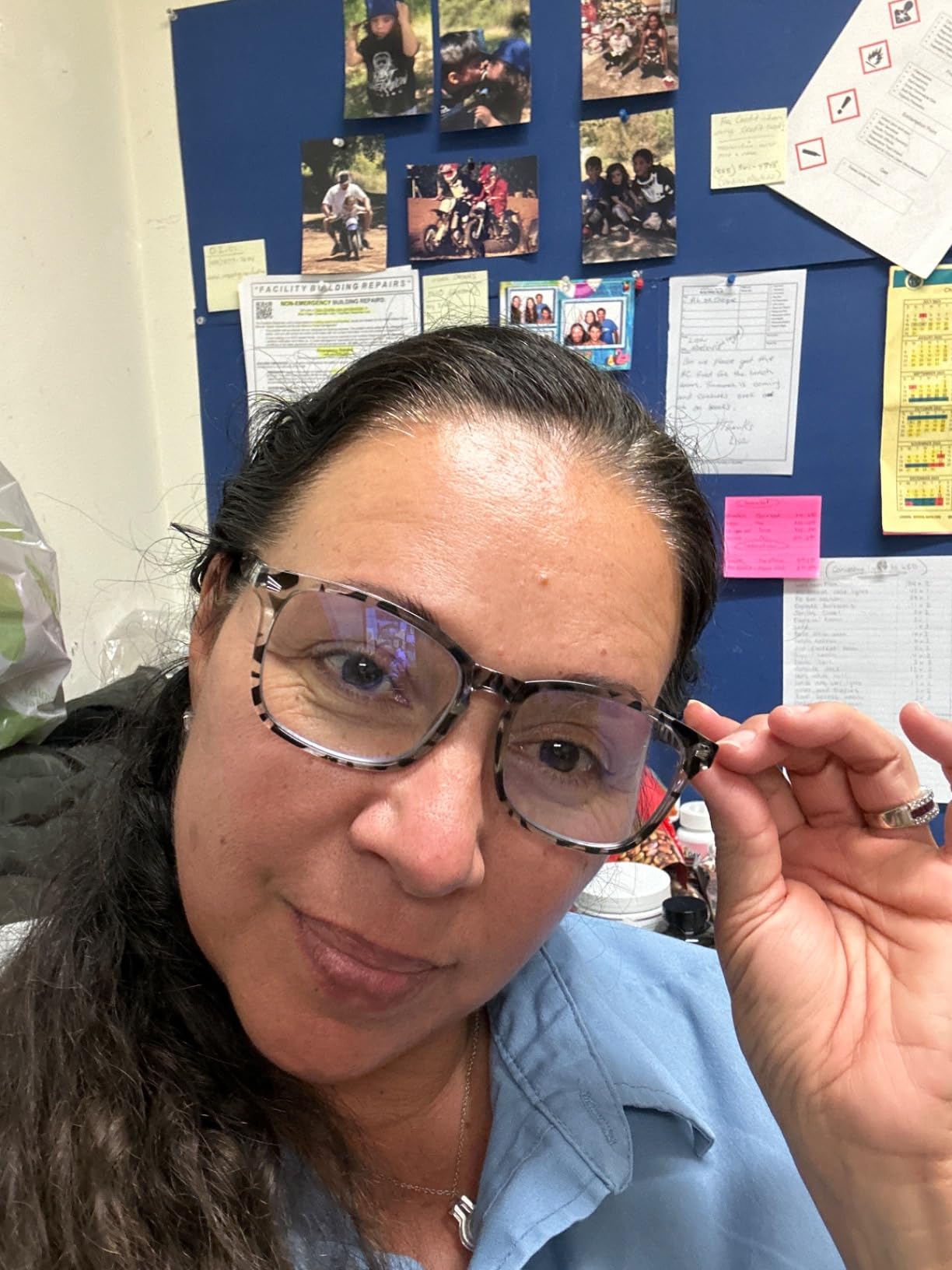 Progressive Multifocus Reading Glasses for Women Men Blue Light Blocking Spring Hinge Square Computer Readers customer photo 2
