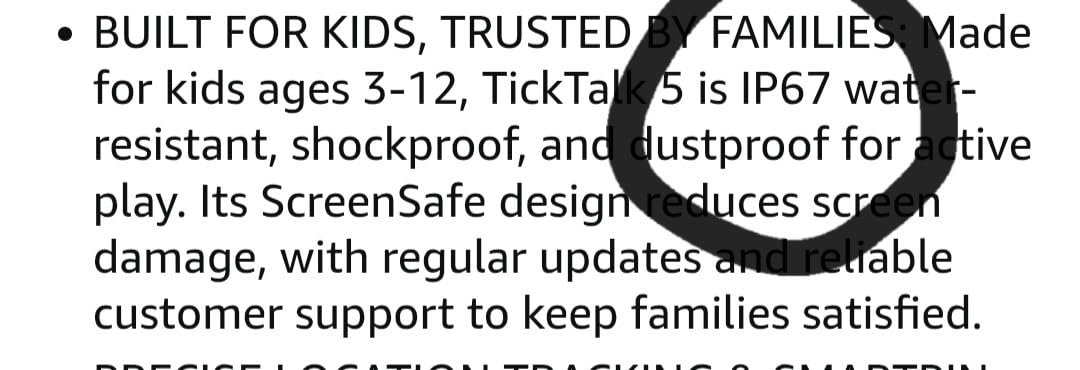 TickTalk5 Kids Smart Watch with GPS Tracker, Calls, Texts & SOS Ages 3-12 customer photo 2