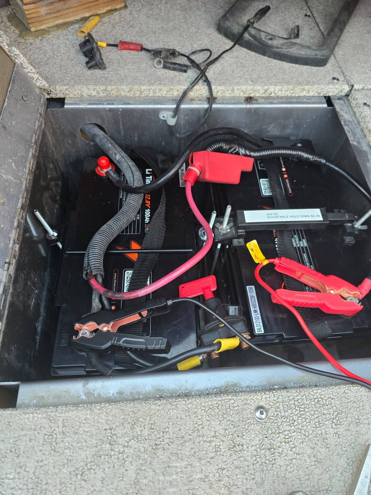Litime 12V 100Ah Trolling Motor LiFePO4 Battery for Marine, Boat, RV, Yacht customer photo 1